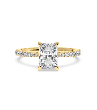 Engagement Ring In Precious Metal Finish - Astar Diamonds