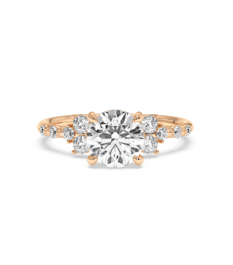 Rose Diamond Engagement Ring