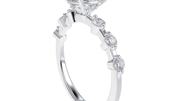 White Gold and Diamond Ring