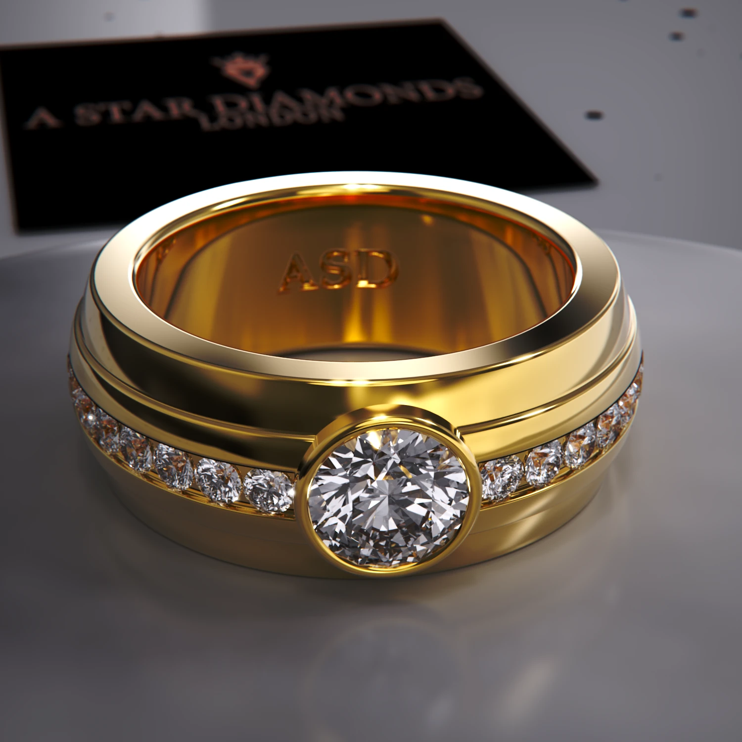 Engagement rings for men in london
