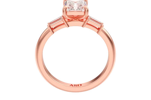 Rose Gold Diamond Engagement Ring London