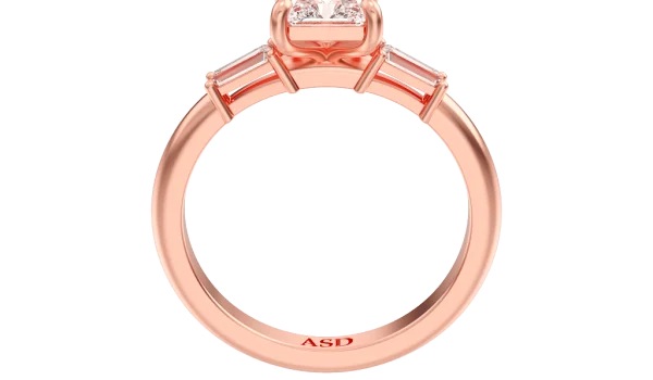 Rose Gold Diamond Engagement Ring London