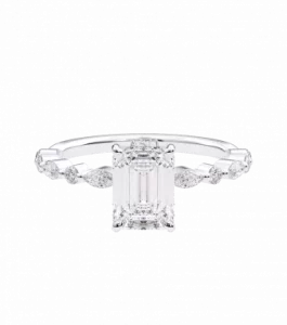 Timeless Emerald Cut Diamond Rings in London
