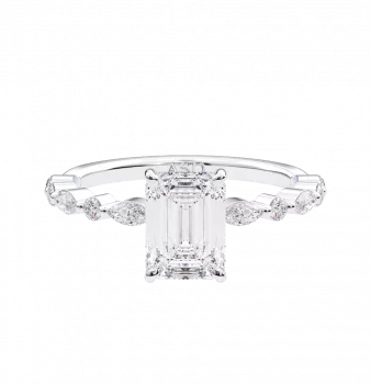 Timeless Emerald Cut Diamond Rings in London