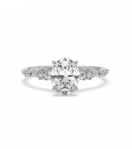 Oval Diamond Engagement Rings
