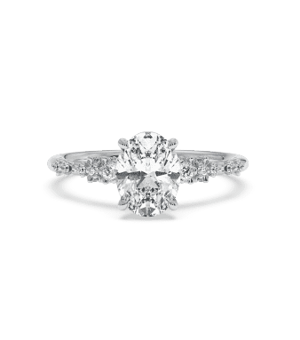 Oval Diamond Engagement Rings