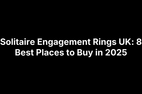 Solitaire Engagement Rings UK: 8 Best Places to Buy in 2025