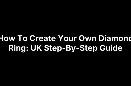 How To Create Your Own Diamond Ring: UK Step-By-Step Guide