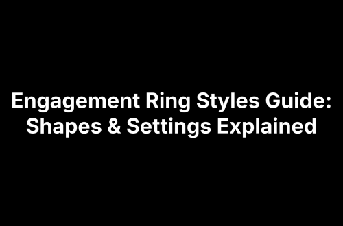 Engagement Ring Styles Guide: Shapes & Settings Explained