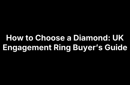 How to Choose a Diamond: UK Engagement Ring Buyer’s Guide