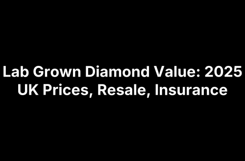 Lab Grown Diamond Value: 2025 UK Prices, Resale, Insurance