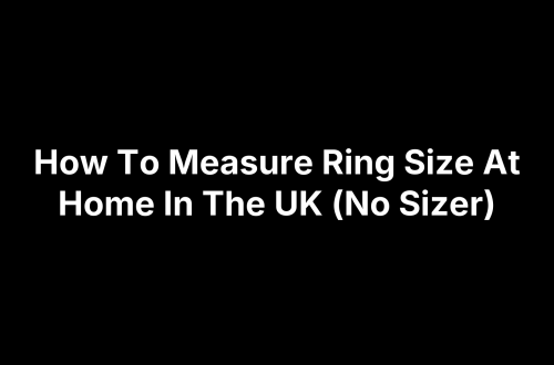 How To Measure Ring Size At Home In The UK (No Sizer)