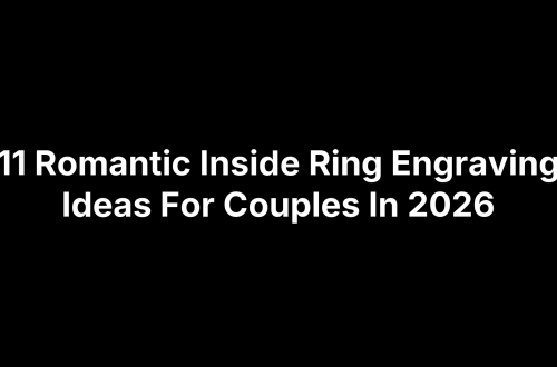 11 Romantic Inside Ring Engraving Ideas For Couples In 2026