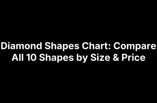 Diamond Shapes Chart: Compare All 10 Shapes by Size & Price