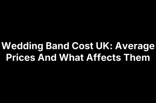 Wedding Band Cost UK: Average Prices And What Affects Them