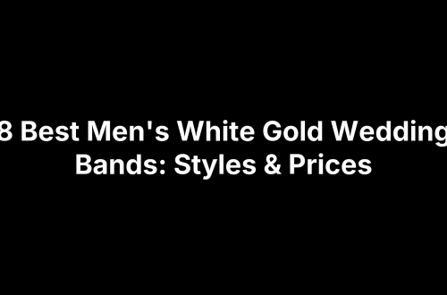 8 Best Men's White Gold Wedding Bands: Styles & Prices