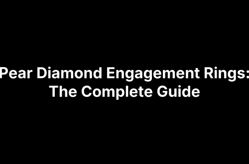 Pear Diamond Engagement Rings: The Complete Guide