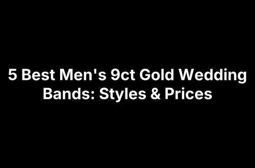 5 Best Men's 9ct Gold Wedding Bands: Styles & Prices