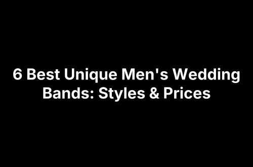 6 Best Unique Men's Wedding Bands: Styles & Prices