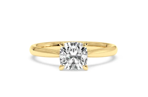 Elongated Cushion Diamond Engagement Ring London