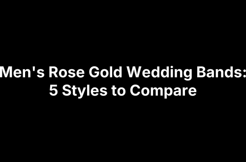 Men's Rose Gold Wedding Bands: 5 Styles to Compare