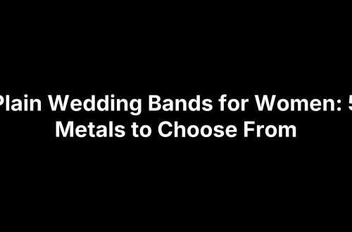 Plain Wedding Bands for Women: 5 Metals to Choose From