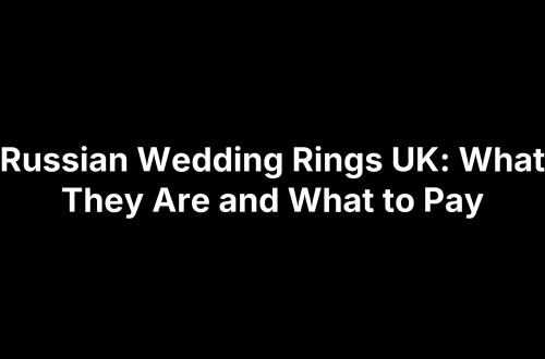 Russian Wedding Rings UK: What They Are and What to Pay
